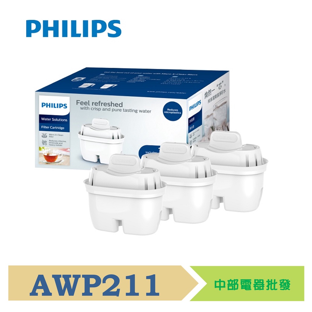 PHILIPS飛利浦 AWP211 通用超濾多重過濾濾芯 適用( AWP2937/AWP2941 )