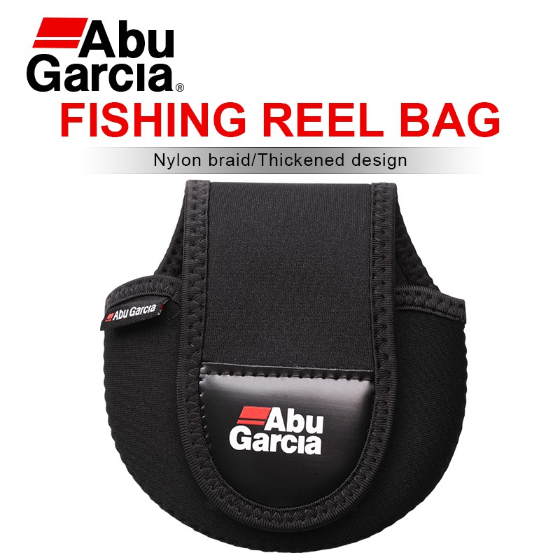 阿布Abu Garcia水滴輪包捲線器軟包優質尼龍布料超有彈性保護捲線器袋子可竿輪一體使用