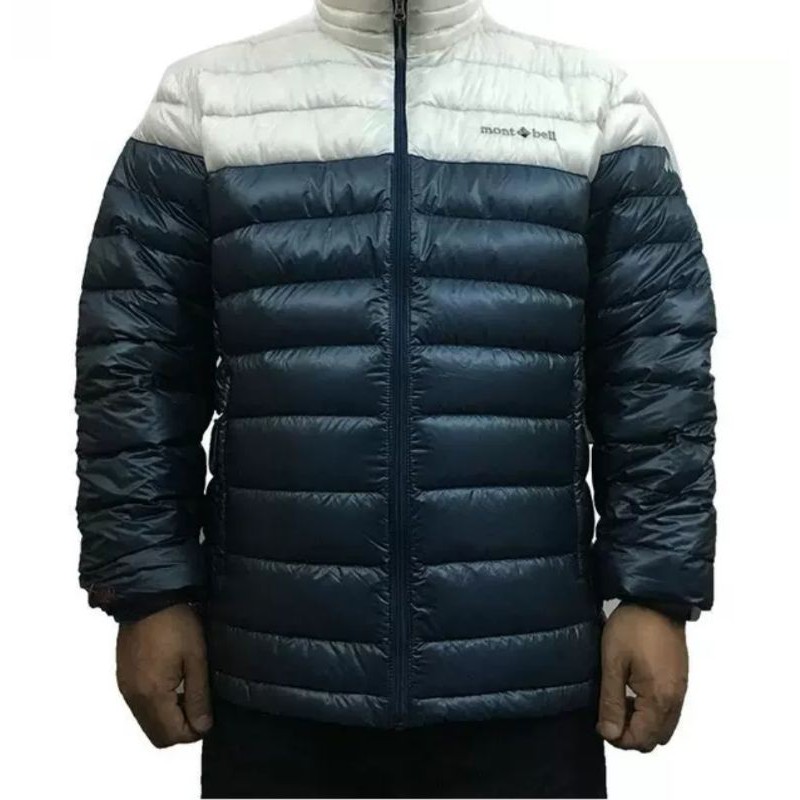 4.5折,原價11800,韓國專供，正品mont bell拼色羽絨服,1000FP,超輕薄保暖,衣服加收納袋僅285克。