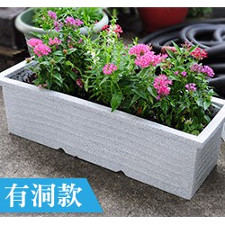 現貨 全館790免運 仿石花盆 長方形線條花盆 75cm 四方花盆大型長花槽水生植物台灣製造 蝦皮購物