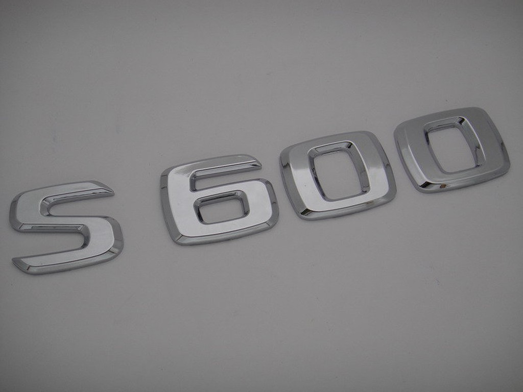 新款 高度25mm Benz 賓士 奔馳 S Class W221 S600 S 600  後車箱蓋 字體 字標