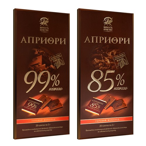 《俄羅斯B.K.黑巧克力(85% / 99%) (100g)》｜愛子森林 k4