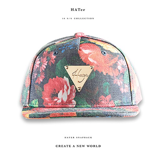 hater floral cap