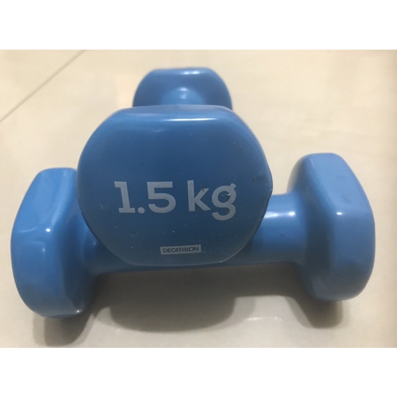 迪卡儂1.5kg 1500克 健身 運動 重訓 PVC 啞鈴 成對販售