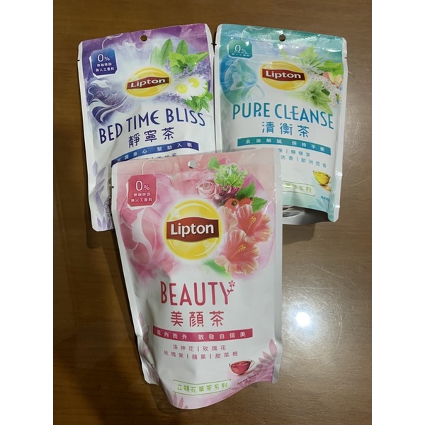 全新 立頓 立頓花草茶 美顏茶/ 清衡茶 /靜寧茶 （一包13入立體茶包）