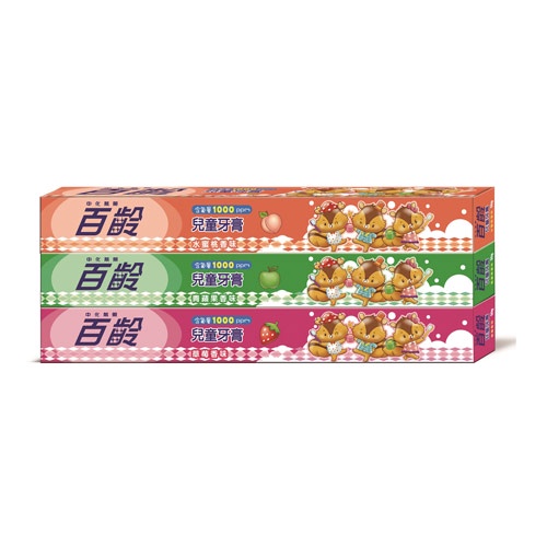 百齡兒童牙膏50g x 3 【愛買】