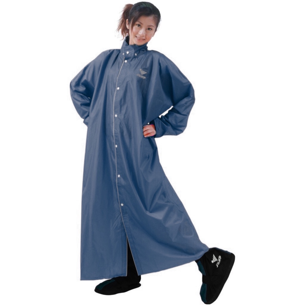 JUMP 雨衣 1991 前開連身雨衣 灰色 一件式雨衣《淘帽屋》