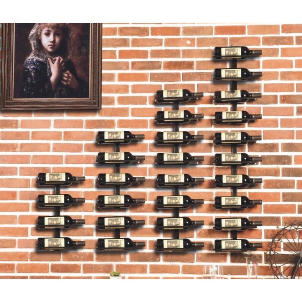 仿鑄銅酒架 紅酒架 調酒架 酒庫【高雄現貨 】可串連擺放 鐵仿紅銅壁掛酒櫃 餐酒館 夜店居酒屋 酒吧 壁掛酒架