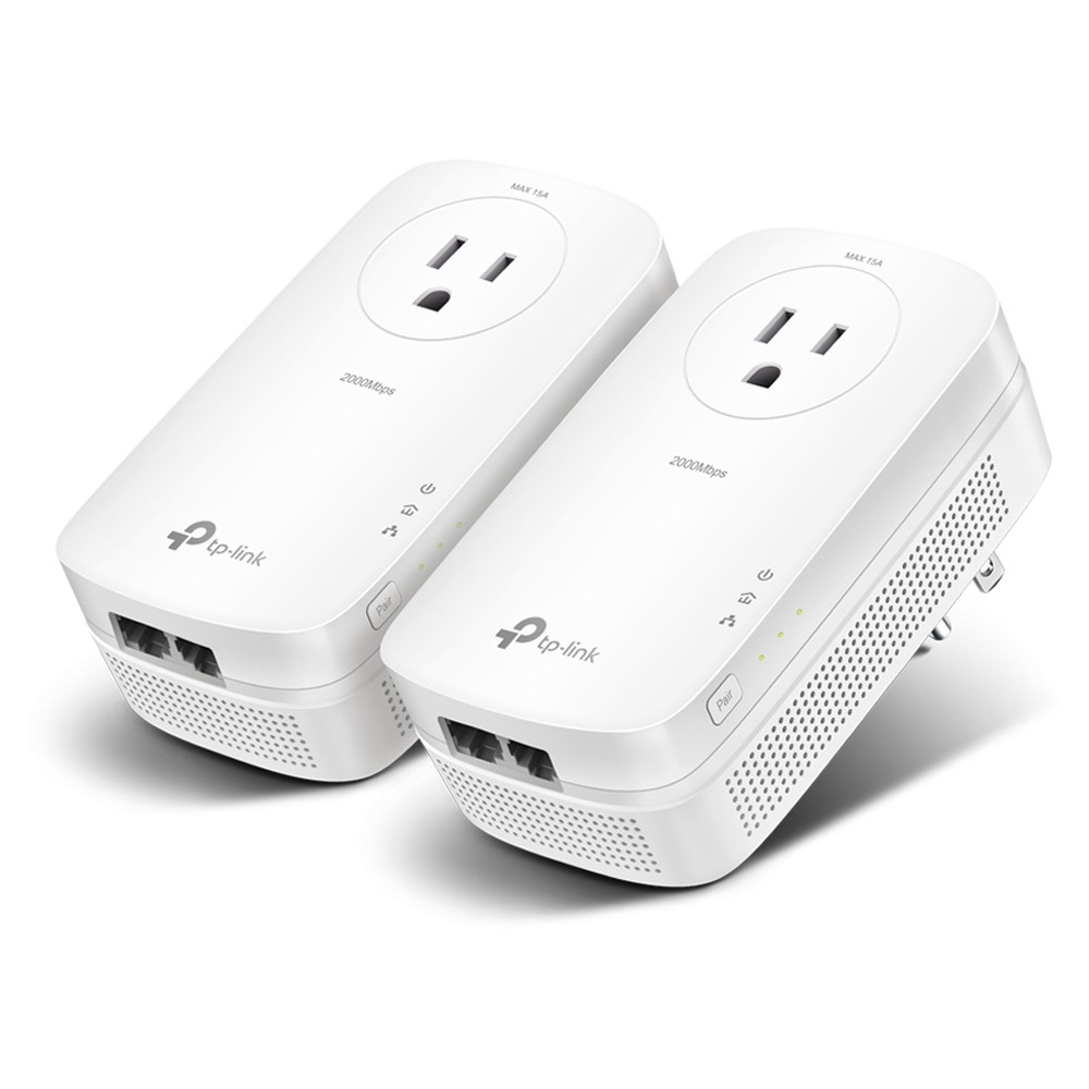 TP-LINK TL-PA9020P KIT 電力線網路橋接器 2入組 AV2000 雙埠Gigabit 現貨 廠商直送