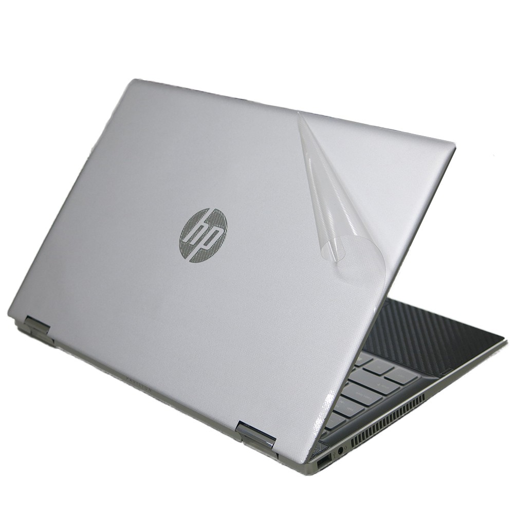 【Ezstick】HP X360 14-dw 14-dw0049TU 機身保護貼 (上蓋+鍵盤週圍+底部) DIY包膜