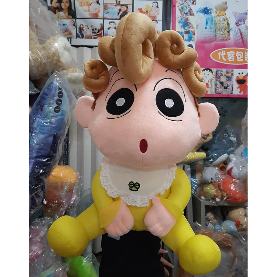 小葵大玩偶~野原向日葵玩偶 小新妹妹 坐姿小葵玩偶 蠟筆小新娃娃~小葵玩偶~野原葵~小新娃娃 正版授權~蠟筆小新娃娃