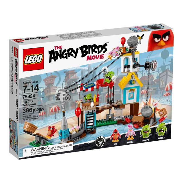 磚家 LEGO 樂高 75824 Angry Birds 憤怒鳥 Pig City Teardown 無盒 無書 無貼紙