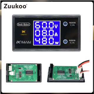 電壓表測試儀 DC 100V 10A 1000W 數字 LCD 電壓表電流表瓦數表 Tegangan Arus