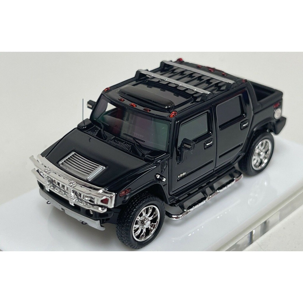 【名車館】Motorhelix Hummer H2T SUT Truck 6.2 Liter V8 Black 1/64