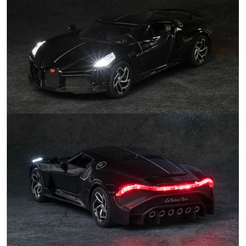 Bugatti 黑車la Voiture Noire 1 32模型車布加迪全世界最貴超跑1 32金屬模型 蝦皮購物