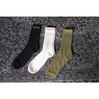 『Definite』Supreme SPRING-SUMMER 22 Hanes Crew Socks 購買4雙不拆袋子