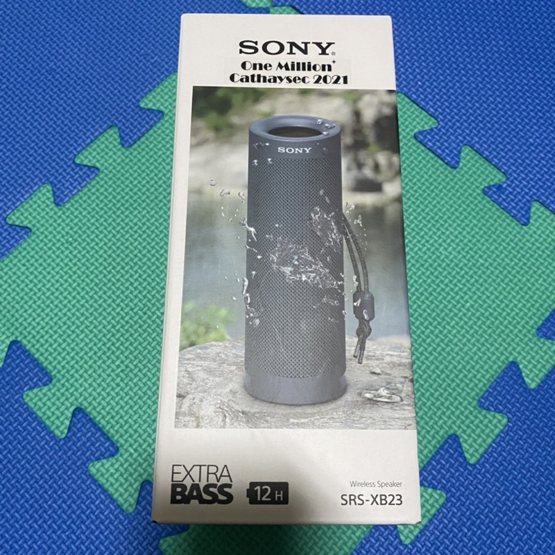 (台灣公司貨) Sony SRS-XB23 藍色 無線 重低音 藍牙喇叭 揚聲器 防水防塵 露營必備