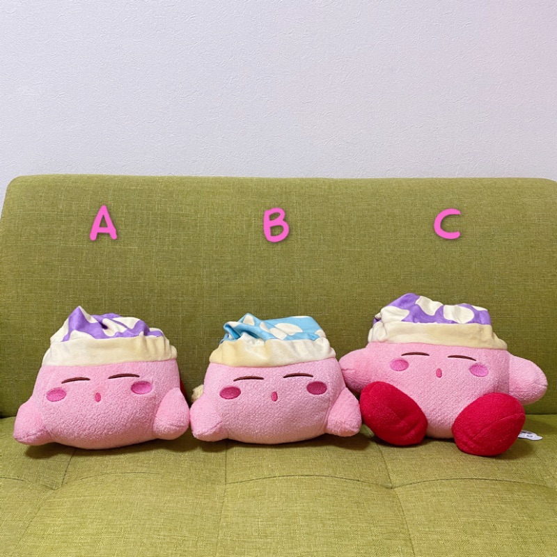 日本景品 日版 正版 全新 日本娃娃機 星之卡比 卡比之星 Kirby 卡比 睡帽卡比 趴趴 玩偶 娃娃