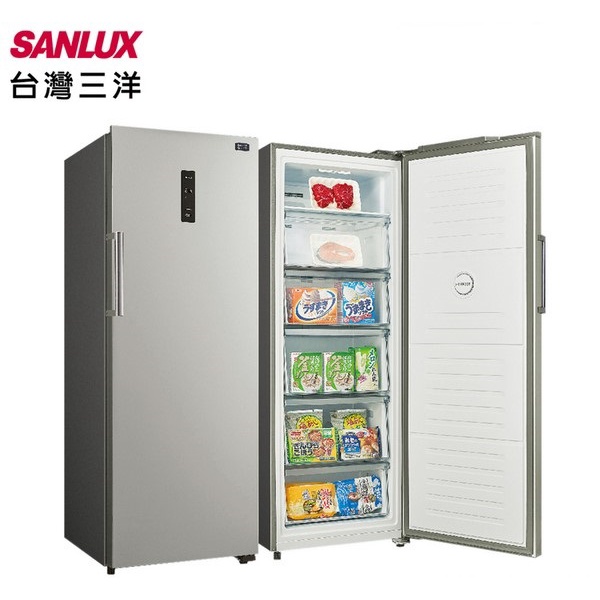 ★全新品★台灣三洋SANLUX  240公升直立式"變頻"無霜冷凍櫃 SCR-V240F 含拆箱定位