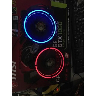 點子電腦-北投◎全新盒裝 Trendsonic 光圈風扇 紅光/藍光 12公分 大4PIN 200元