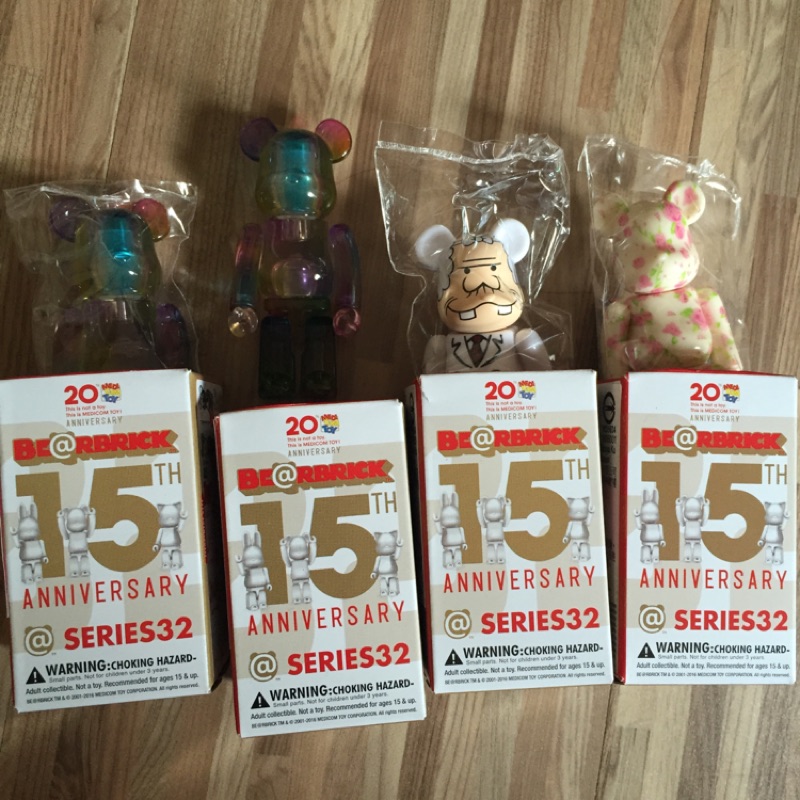 Be@rbrick 庫柏力克熊 32彈 博士+薔薇+2果凍