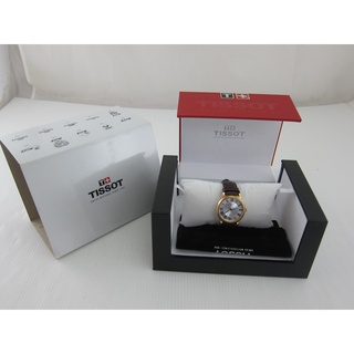 TISSOT T1222103603300 Carson 羅馬石英女錶(棕皮帶/30mm)*只要6500元(B0822)