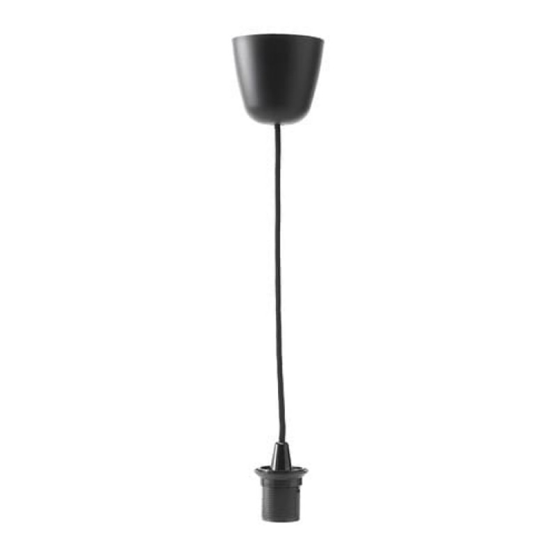 Ikea Hemma 吊燈線組 黑色 絕版品