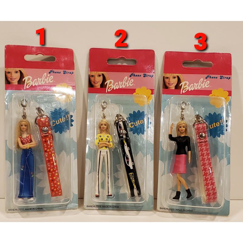 Barbie時尚芭比娃娃吊飾～每款