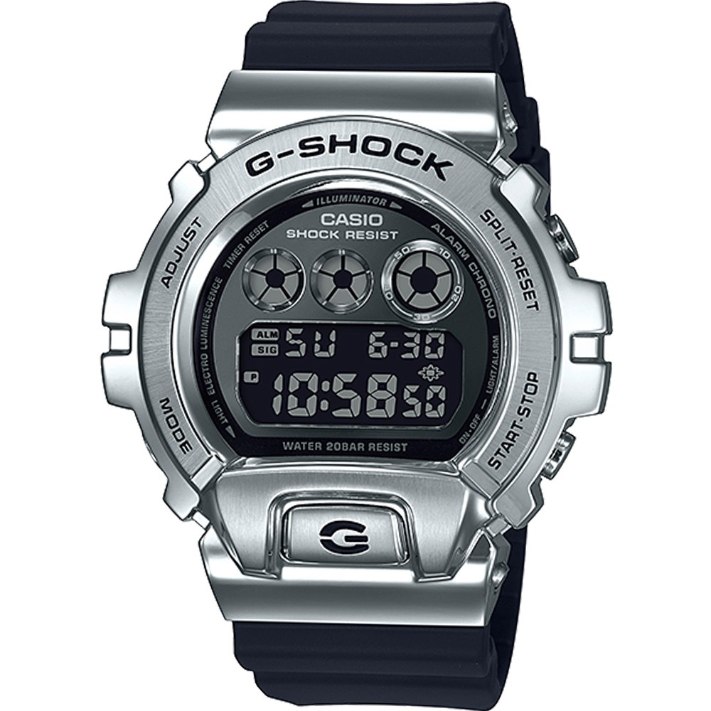 CASIO 卡西歐 G-SHOCK 不鏽鋼 街頭運動錶 GM-6900-1