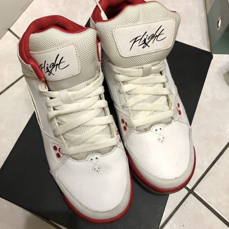 Nike Jordan Flight Origin BG 'White Fire Red耐吉喬丹籃球鞋