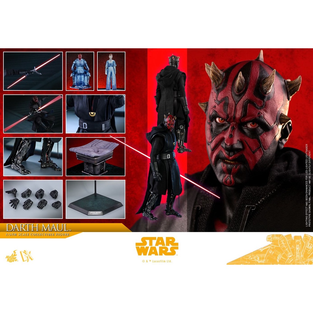 野獸國 Hot Toys DX18 星際大戰 Star Wars 達斯魔 非 DX17 TMS024 MMS525