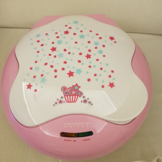 recolte 鬆餅機 杯子蛋糕機 夢幻公主款(直徑27cm很大台) 價格4500元 大降價