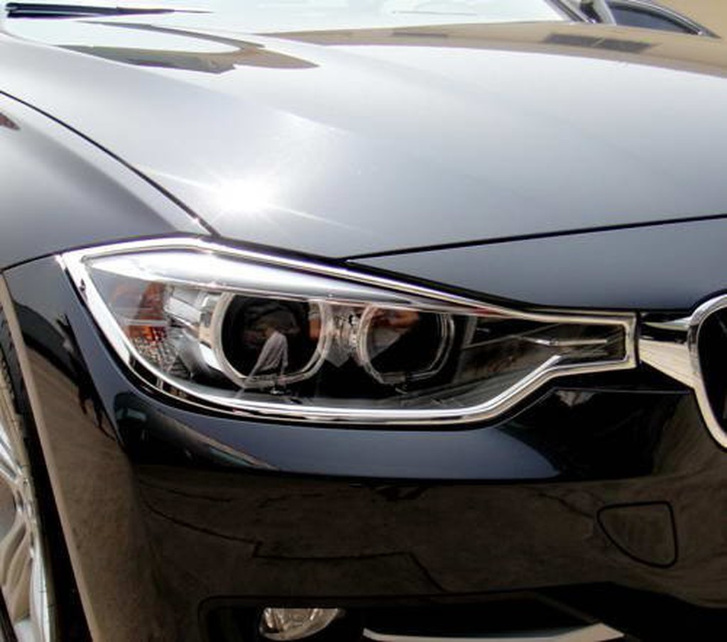 《※金螃蟹※》 寶馬 BMW 3 F30 2012年~UP系列 鍍鉻 大燈框 頭燈框