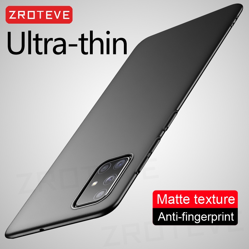 SAMSUNG A71 手機殼 Zroteve 超薄磨砂硬質 PC 保護套適用於三星 Galaxy A51 A71 A5