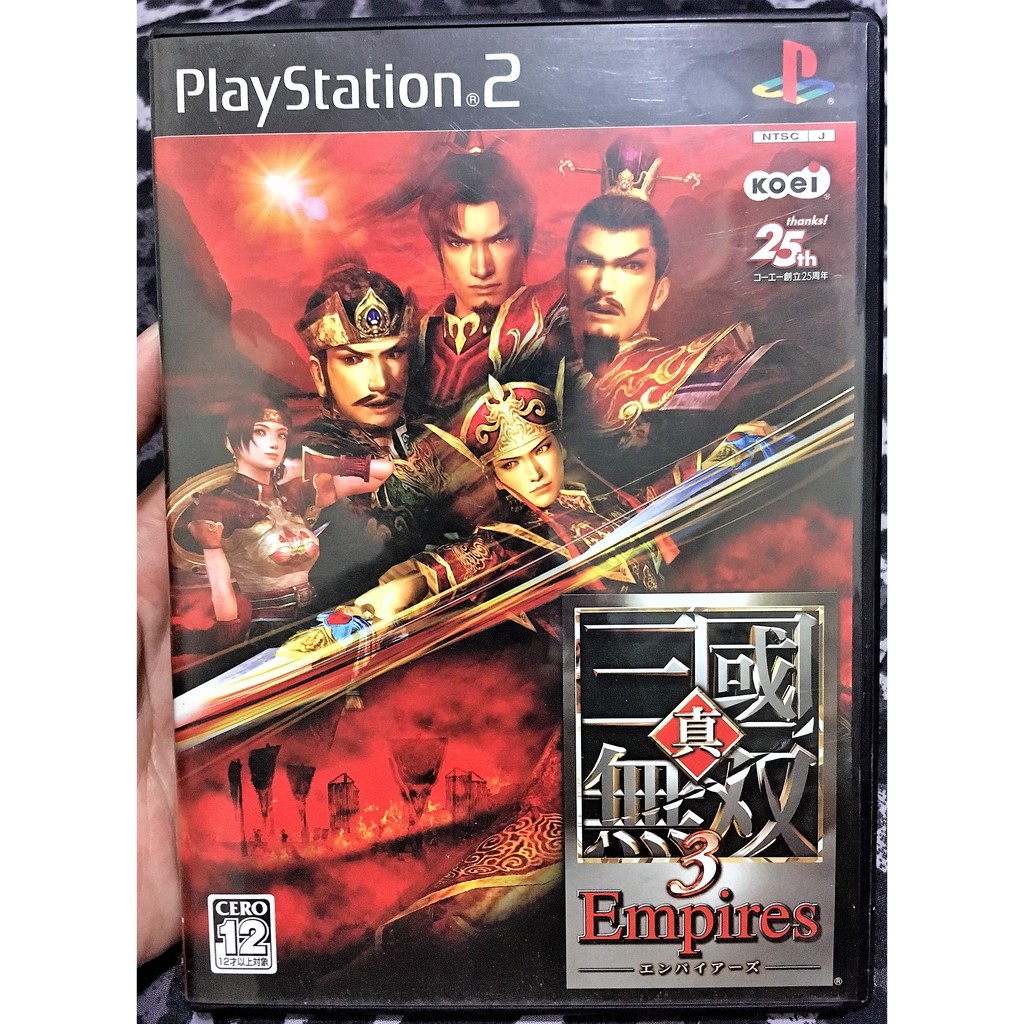 歡樂本舖ps2遊戲ps2 真三國無雙3 帝王傳無說明書empires 真三國無双3 日版a8 A3 蝦皮購物