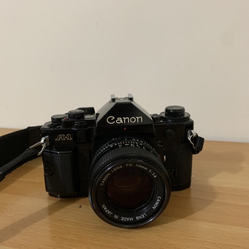 底片 單眼相機 canon a1 50mm f1.4 FL 鏡頭