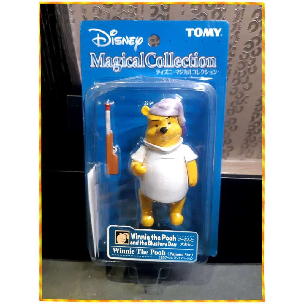 日本帶回絕版Magical Collection迪士尼TOMY吊卡公仔-正版現貨不用代購-全新未拆封-睡衣維尼