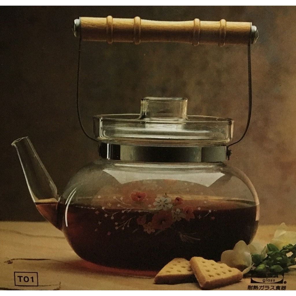 《附發票》【亞美YAMA】玻璃花茶壺✰500cc✰IT-01✰亞美花茶壺✰台灣製造✰耐熱壺✰