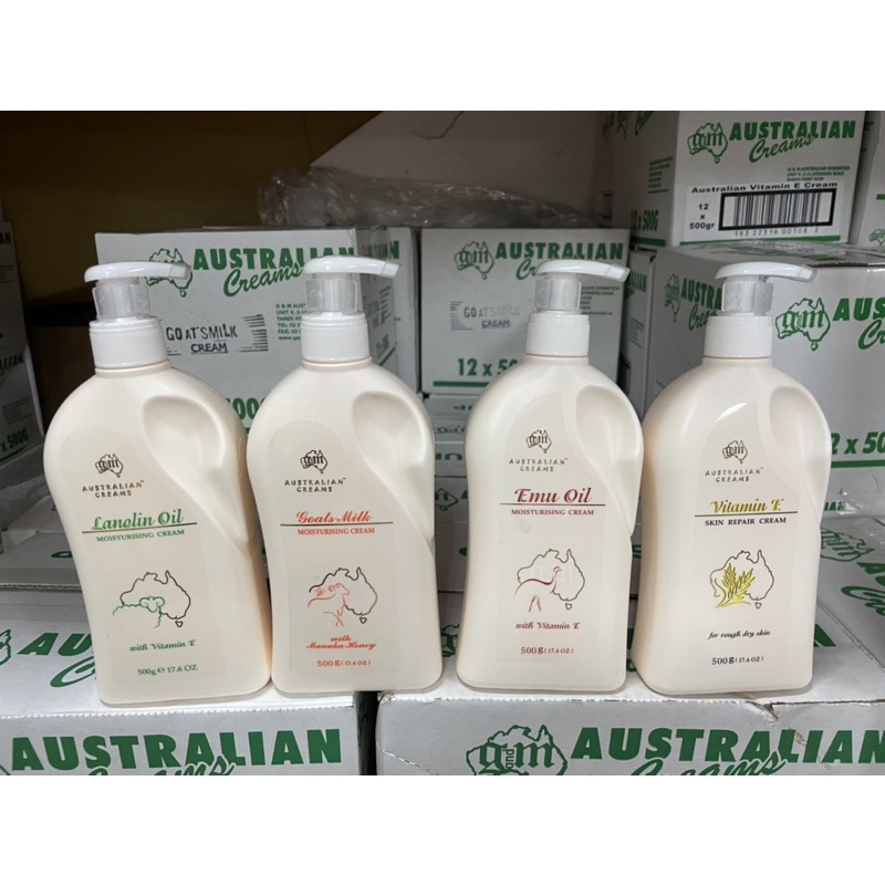 澳洲 G&M Australian Creams Moisturising Cream 保濕護膚霜 500g系列