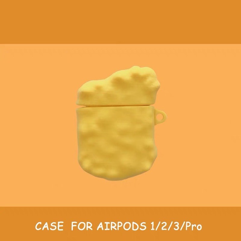 現貨 可愛 食玩 雞塊 Airpods pro 1/2代 保護套 airpods pro 防摔卡通矽膠保護殼