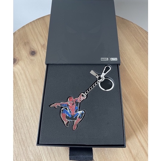 Kith Spider-Man Enamel Key Fob 蜘蛛人 聯名 吊飾 鑰匙圈 現貨