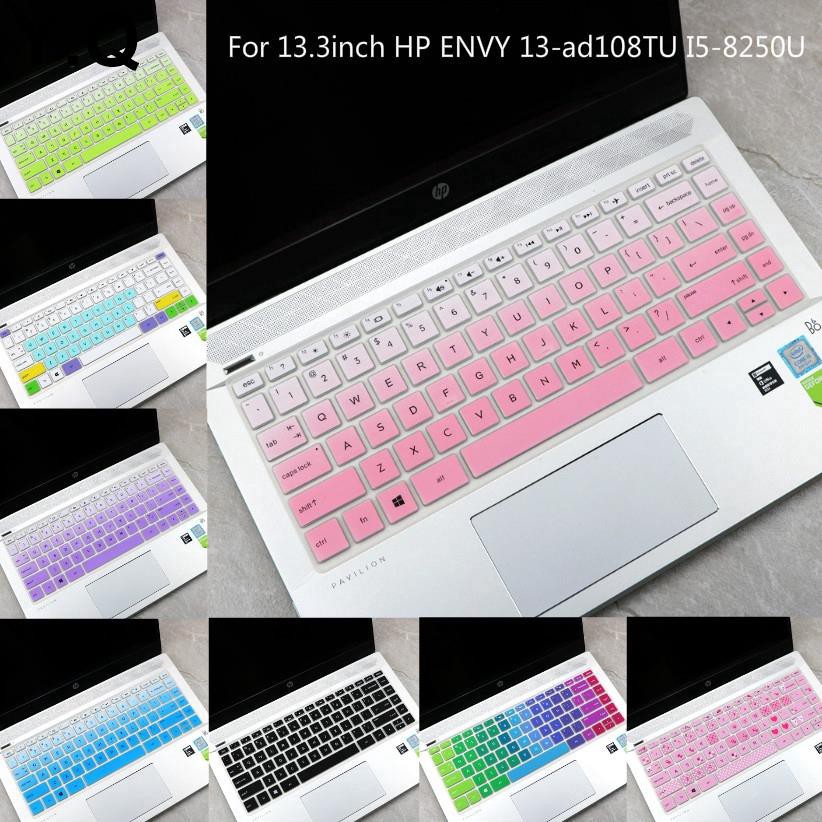 適用於 13.3 英寸 HP ENVY 13-ad108TU I5-8250U 鍵盤蓋貼紙筆記本電腦配件墊皮膚保護膜