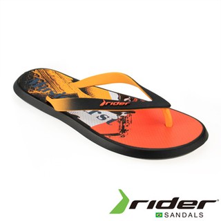 便宜運動器材 Rider RI82023923巴西 男 R2 AD 時尚機能夾腳拖/人字拖(黃/橘/黑) 彈性極佳的腳感