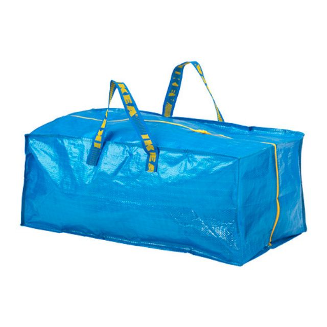 Ikea 收納袋 購物袋 藍色