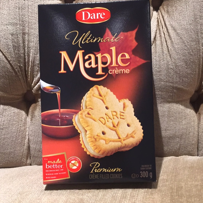 加拿大品牌Dare楓糖餅乾