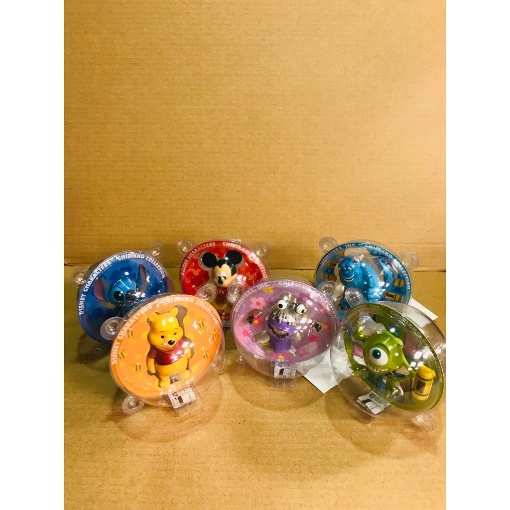 全新 盒玩 泡泡球公仔 米奇 小熊維尼 史迪奇 毛怪 大眼仔 阿布
