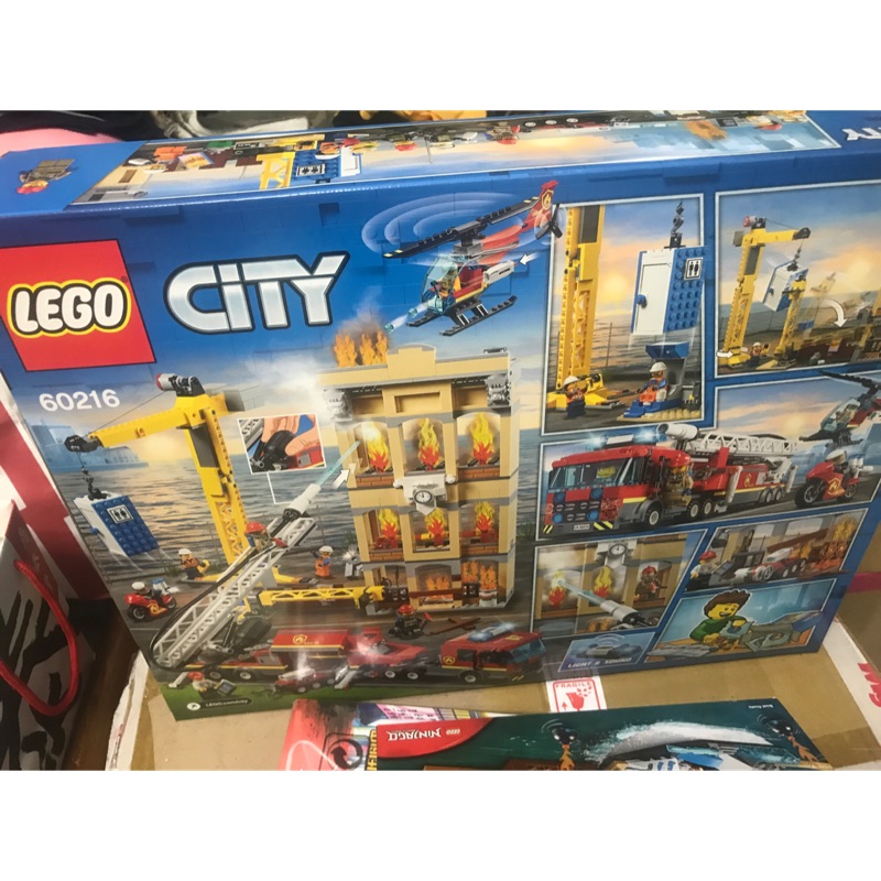 樂高 城市系列消防隊消防車台北市可面交lego City 積木人偶禮物直升機雲梯車正版 蝦皮購物