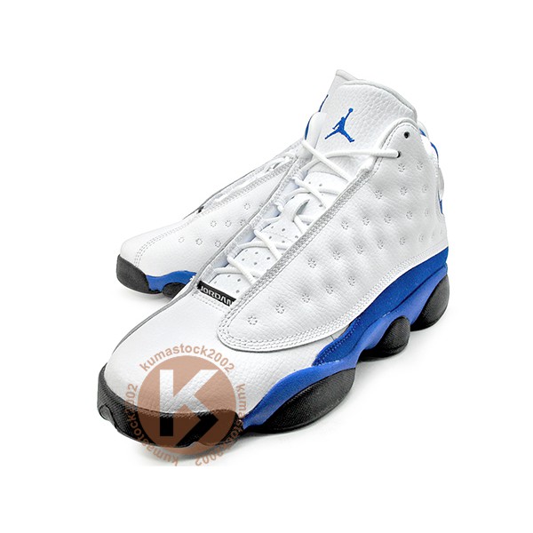 NIKE AIR JORDAN 13 RETRO BG GS 大童鞋 女鞋 白黑藍 884129-117 0318