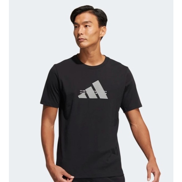 Adidas TH REG TEE 男款 黑色 短袖T恤 HE9937【KAORACER】