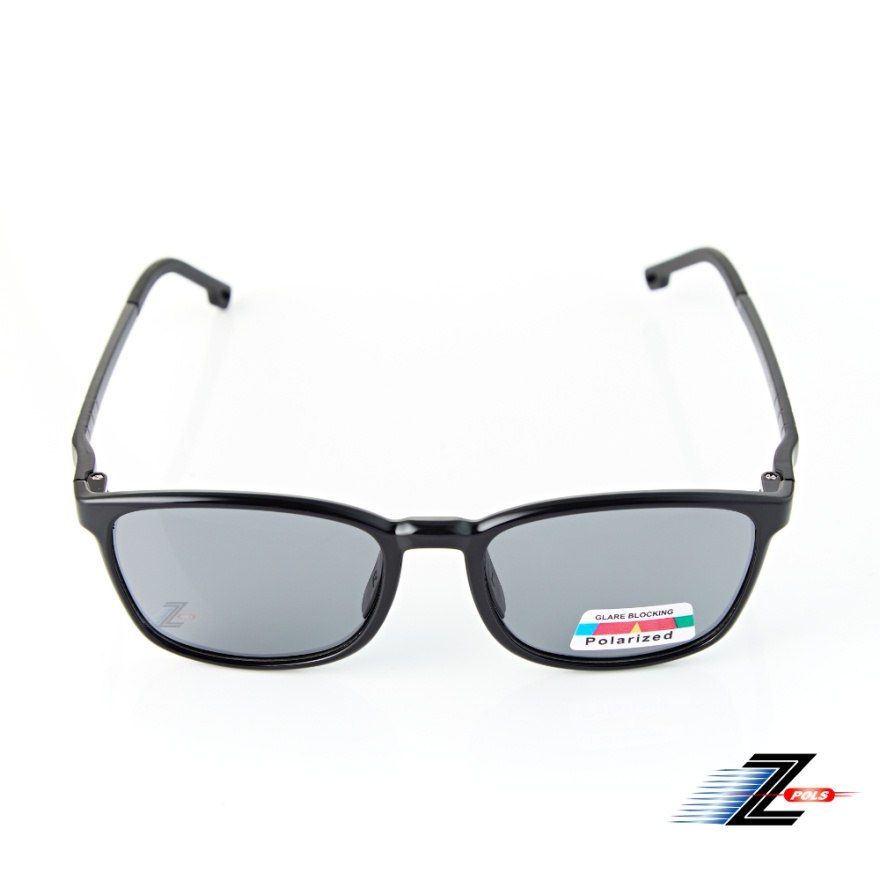 【Z-POLS】兒童用TR90輕量彈性材質 搭頂級Polarized偏光黑抗UV400太陽眼鏡(兒童專用偏光太陽眼鏡)